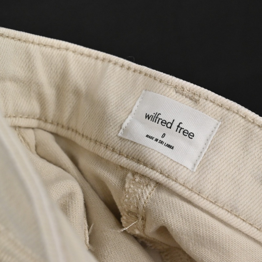 Aritzia‎ Womens Wilfred Free Modern Cargo Pants Size 0 High Rise Tapered Cream - Picture 6 of 14